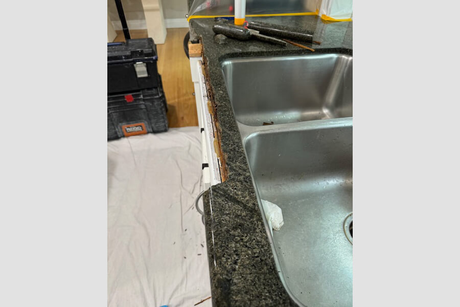 crack chips repair work 003