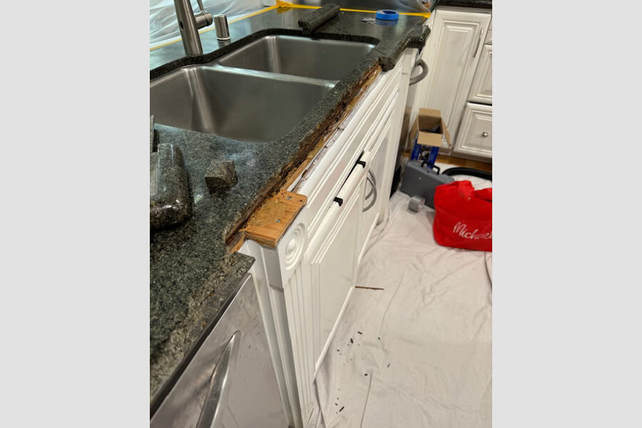 crack chips repair work 005